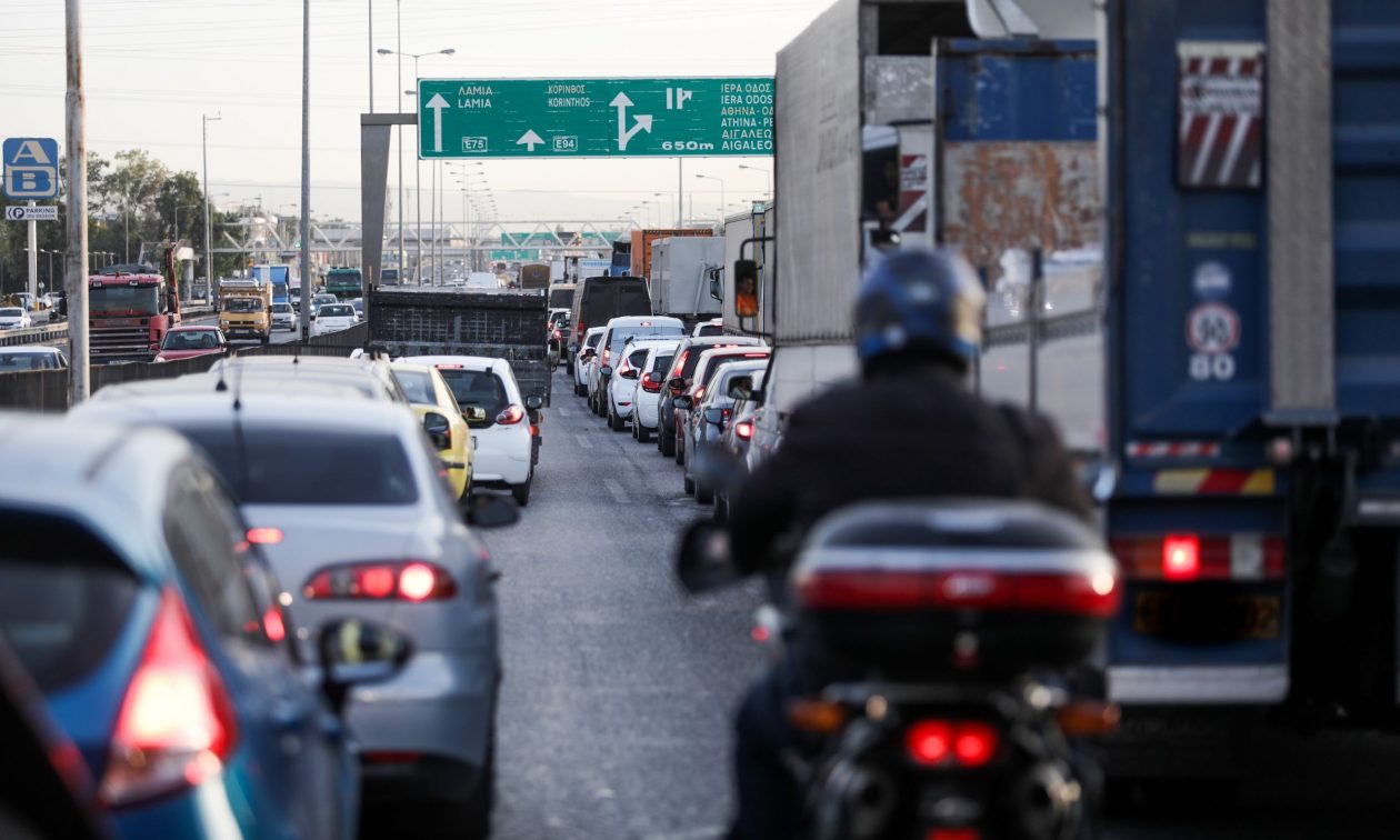 Κυκλοφοριακό Χάος στο Λεκανοπέδιο Αττικής την Τετάρτη