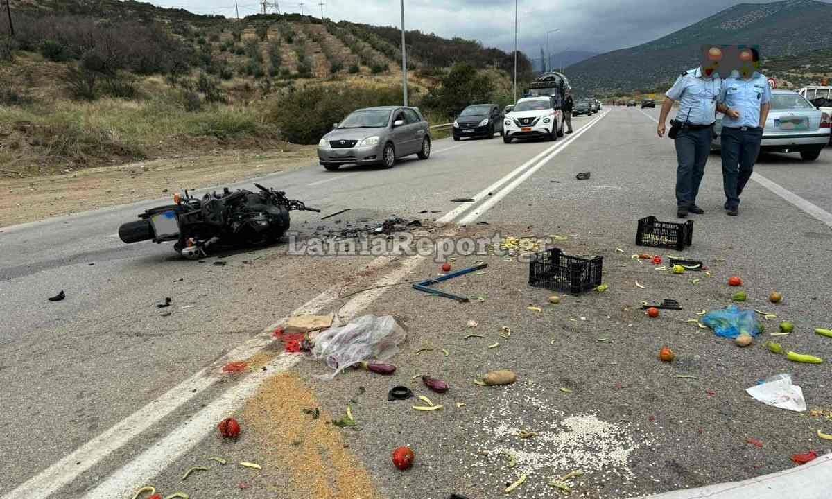 Τραγωδία στην Λαμία με θύμα δικυκλιστή χειρουργό από τροχαίο δυστύχημα